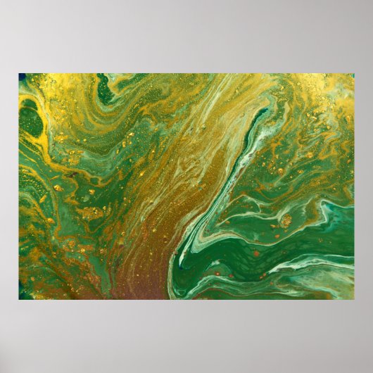 Poster Motif en marbre liquide (Devant)