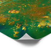Poster Motif en marbre liquide (Coin)