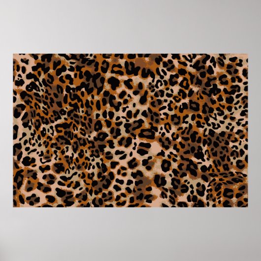 Poster Motif en peau d'animal de guépard de jaguar sans s (Devant)