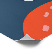 Poster Motif enfantin sans couture avec strawber dessiné  (Coin)