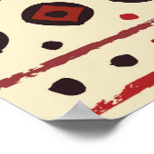 Poster motif ethnique Abstrait sans faille (Coin)