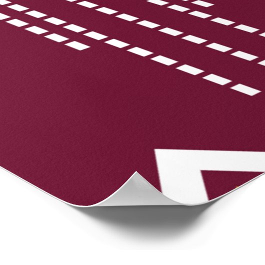 Poster Motif ethnique géométrique fond traditionnel, v (Coin)