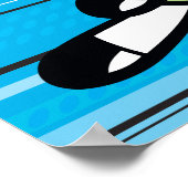 Poster Motif étoilé Powerpuff Girls (Coin)