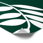 Poster motif feuille (Coin)