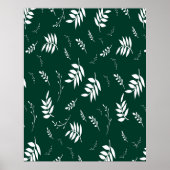 Poster motif feuille (Devant)