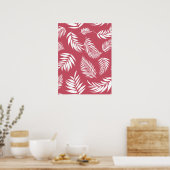 Poster Motif Feuille tropical 8 (Cuisine)