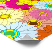 Poster motif floral (Coin)