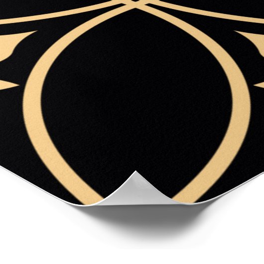 Poster Motif floral abstrait sans couture. Arrière-groupe (Coin)