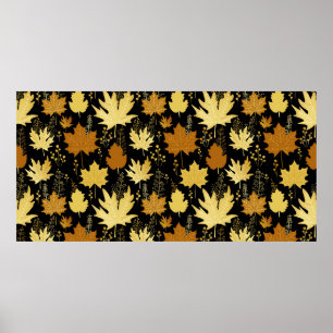 Poster Motif floral incolore