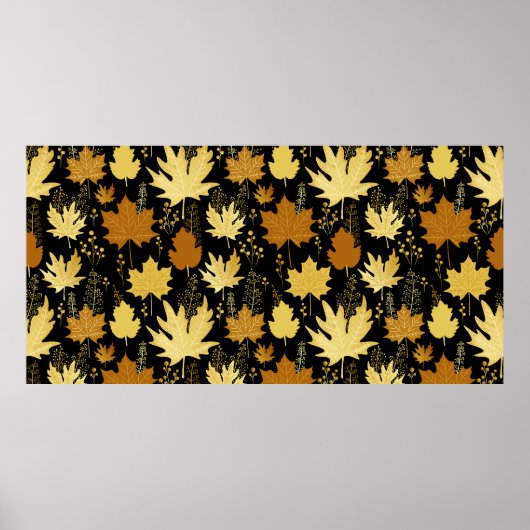 Poster Motif floral incolore (Devant)