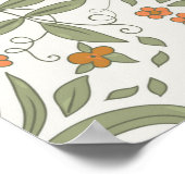 Poster Motif floral incomparable. (Coin)