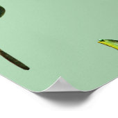 Poster Motif floral sans couture dans le style victorien. (Coin)