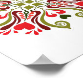 Poster Motif Floral Tulip hongrois (Coin)