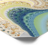 Poster Motif fractal complexe (Coin)
