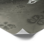 Poster Motif fractal shabby chic (Coin)