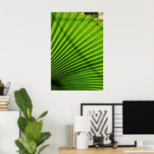 Poster Motif géant de feuille de palmier (Bureau à domicile)