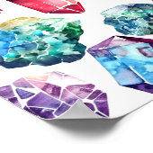 Poster Motif Gemstone naturel (Coin)