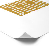 Poster Motif géométrique 1 Abstrait (Coin)