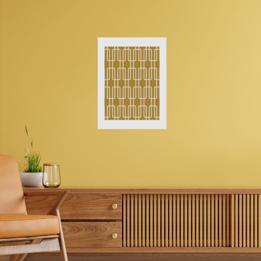 Poster Motif géométrique 1 Abstrait (Salon 2)