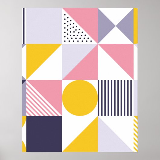 Poster Motif géométrique 26 (Devant)