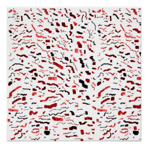Poster Motif géométrique abstrait