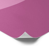 Poster motif géométrique des cercles rose et violet (Coin)