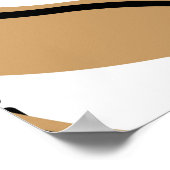 Poster Motif géométrique sans couture avec des lignes ond (Coin)