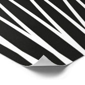 Poster Motif géométrique transparent (Coin)