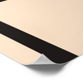 Poster motif géométrique transparent Abstrait (Coin)
