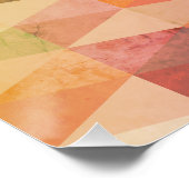 Poster Motif géométrique Triangle souple (Coin)