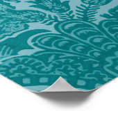 Poster Motif indien William Morris (Coin)