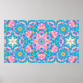 Poster motif islamique Abstrait dans le style arabe. Seam (Devant)