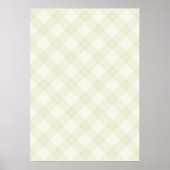 Poster Motif Jacquard blanc (Devant)