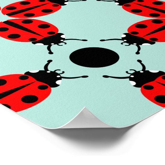 Poster Motif Ladybug (Coin)
