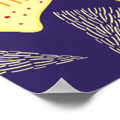 Poster Motif lumineux de citrons et de clous de girofle s (Coin)