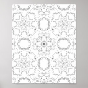 Poster Motif mandala