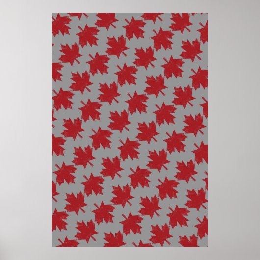 Poster Motif Maple Leaf (Devant)