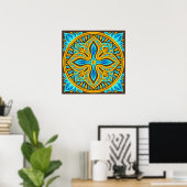 Poster Motif marocain (Bureau à domicile)
