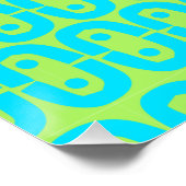 Poster motif moderne et coloré (Coin)