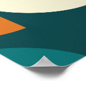 Poster Motif moderne géométrique du milieu du siècle - 60 (Coin)