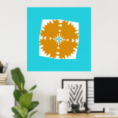 Poster Motif multicolore Vibes Sud-Ouest (Bureau à domicile)