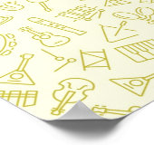 Poster Motif musical (Coin)