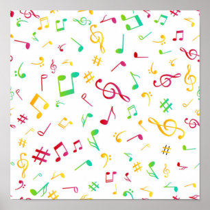Poster Motif musical