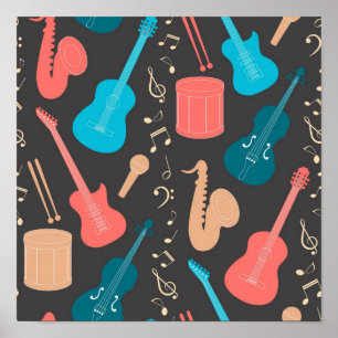 Poster Motif musical