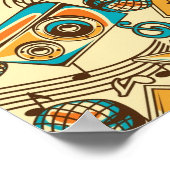 Poster Motif musical (Coin)