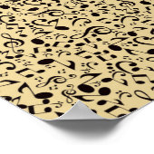 Poster Motif musical (Coin)