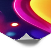 Poster Motif Neon Bubble (Coin)