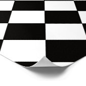 Poster Motif noir et blanc (Coin)