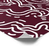 Poster motif Octopus vintage. (Coin)