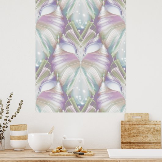 Poster Motif Oracle Owl Pastel Purple (Cuisine)